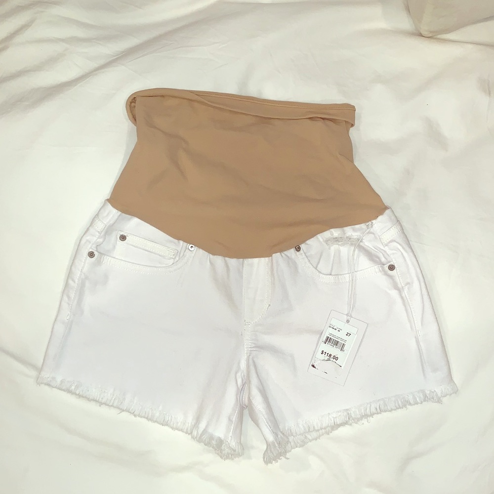 Maternity jean short cutoffs white, Joe’s. New!